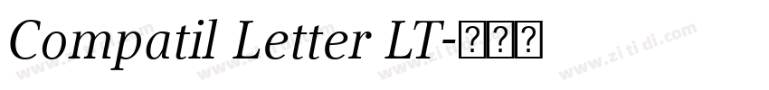 Compatil Letter LT字体转换
